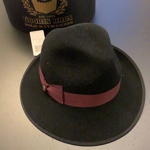 Never been worn black Goorin Bros hat